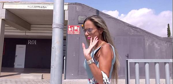  GERMAN SCOUT - FIT BIG TITS LATINA MILF HELENA SUCK PUBLIC AND ROUGH FUCK FOR CASH